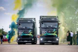 Mercedes-Benz eActros600 powodzeniem zakonczyl  test Europe